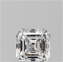 Diamante Natural 0.70 quilates, Asscher , Color E, claridad VVS2 y certificado GIA