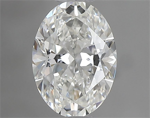 Foto Diamante Natural 0.46 quilates, Ovalado , Color H, claridad VS1 y certificado GIA de
