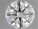 Natural Diamond 1.58 Carats, Round with Excellent Cut, J Color, VVS1 Clarity and Certified by GIA