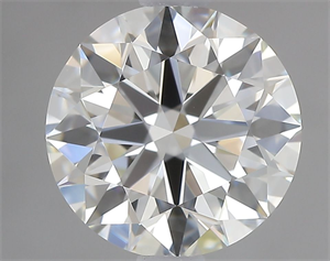 Picture of Natural Diamond 1.58 Carats, Round with Excellent Cut, J Color, VVS1 Clarity and Certified by GIA