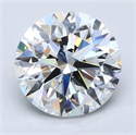 Diamante Natural 2.70 quilates, Redondo , Color F, claridad VS2 y certificado GIA