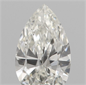 Natural Diamond 0.18 Carats, Pear with  Cut, G Color, VVS1 Clarity and Certified by IGI