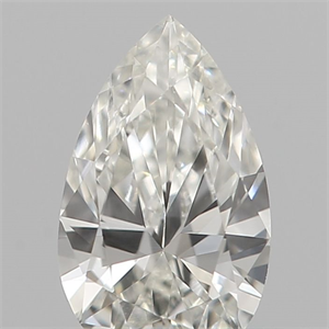 Picture of Natural Diamond 0.18 Carats, Pear with  Cut, G Color, VVS1 Clarity and Certified by IGI