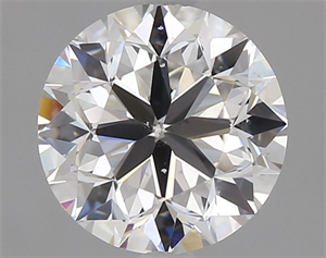 Picture of Natural Diamond 1.50 Carats, Round with Very Good Cut, E Color, SI1 Clarity and Certified by GIA