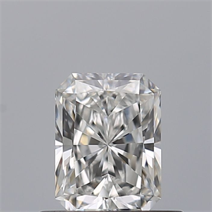 Picture of Natural Diamond 0.51 Carats, Radiant with  Cut, E Color, VVS1 Clarity and Certified by GIA