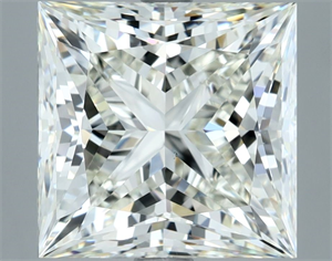 Foto Diamante Natural 6.02 quilates, Princesa , Color J, claridad VS1 y certificado IGI de