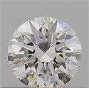 Natural Diamond 0.42 Carats, Round with Excellent Cut, G Color, VVS1 Clarity and Certified by GIA