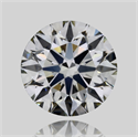 Diamante Natural 0.75 quilates, Redondo , Color L, claridad IF y certificado GIA