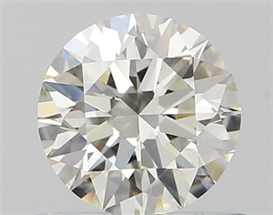 Foto Diamante Natural 0.63 quilates, Redondo , Color I, claridad IF y certificado IGI de