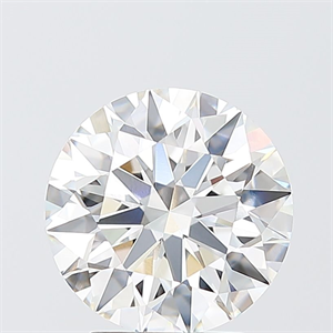 Picture of Lab Grown Diamond 3.08 Carats, Round with Ideal Cut, F Color, VVS1 Clarity and Certified by IGI