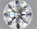 Natural Diamond 1.00 Carats, Round with Excellent Cut, F Color, SI1 Clarity and Certified by GIA