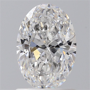 Foto Diamante Natural 1.00 quilates, Ovalado , Color E, claridad SI2 y certificado GIA de