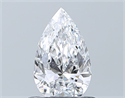 Diamante Natural 0.51 quilates, De pera , Color D, claridad VS2 y certificado GIA