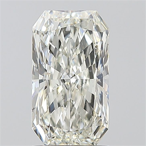 Picture of Natural Diamond 1.51 Carats, Radiant with  Cut, J Color, SI1 Clarity and Certified by GIA