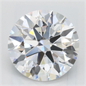 Del inventario de diamantes de laboratorio, 2.10 quilates, Redondo , Color D, claridad VVS1 y certificado GIA
