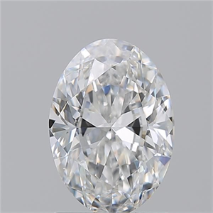 Picture of Natural Diamond 1.50 Carats, Oval with  Cut, E Color, SI2 Clarity and Certified by GIA