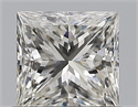 Natural Diamond 0.59 Carats, Princess with  Cut, I Color, VS2 Clarity and Certified by GIA