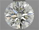 Natural Diamond 0.45 Carats, Round with Excellent Cut, K Color, VVS1 Clarity and Certified by IGI