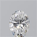 Natural Diamond 0.50 Carats, Oval with  Cut, F Color, VS1 Clarity and Certified by GIA