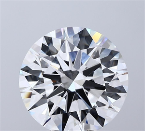 Picture of Lab Grown Diamond 5.01 Carats, Round with Ideal Cut, E Color, VS2 Clarity and Certified by IGI