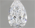 Natural Diamond 0.52 Carats, Pear with  Cut, E Color, IF Clarity and Certified by GIA