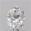 Diamante Natural 0.50 quilates, Ovalado , Color E, claridad IF y certificado GIA