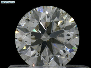 Foto Diamante Natural 0.51 quilates, Redondo , Color J, claridad SI2 y certificado GIA de