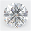 Del inventario de diamantes de laboratorio, 2.31 quilates, Redondo , Color D, claridad VVS1 y certificado GIA