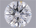 Lab Grown Diamond 1.02 Carats, Round with Ideal Cut, D Color, VS1 Clarity and Certified by IGI