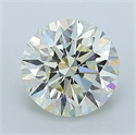 Natural Diamond 1.10 Carats, Round with Excellent Cut, L Color, VS1 Clarity and Certified by IGI