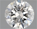 Natural Diamond 1.01 Carats, Round with Excellent Cut, F Color, SI2 Clarity and Certified by GIA