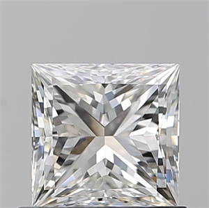 Picture of Natural Diamond 0.80 Carats, Princess with  Cut, H Color, VS2 Clarity and Certified by GIA