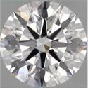 Lab Grown Diamond 1.59 Carats, Round with Excellent Cut, D Color, VVS2 Clarity and Certified by GIA