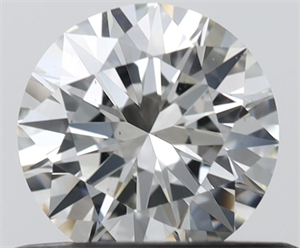 Picture of Natural Diamond 0.50 Carats, Round with Excellent Cut, I Color, VS2 Clarity and Certified by IGI