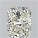 Natural Diamond 1.01 Carats, Cushion with  Cut, I Color, VVS2 Clarity and Certified by IGI