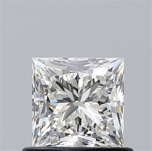Picture of Natural Diamond 0.75 Carats, Princess with  Cut, I Color, VVS2 Clarity and Certified by GIA