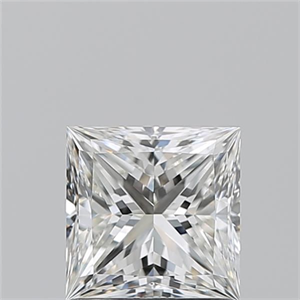 Picture of Natural Diamond 1.20 Carats, Princess with  Cut, H Color, VS1 Clarity and Certified by GIA