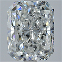 Natural Diamond 4.01 Carats, Radiant with  Cut, G Color, SI1 Clarity and Certified by GIA