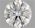 Natural Diamond 0.80 Carats, Round with Excellent Cut, J Color, SI1 Clarity and Certified by GIA