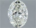 Natural Diamond 1.82 Carats, Oval with  Cut, I Color, SI2 Clarity and Certified by IGI