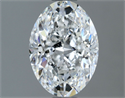 Diamante Natural 1.22 quilates, Ovalado , Color F, claridad SI2 y certificado GIA