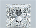 Natural Diamond 1.01 Carats, Princess with  Cut, G Color, VVS2 Clarity and Certified by GIA