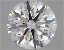 Lab Grown Diamond 4.03 Carats, Round with Excellent Cut, D Color, VVS2 Clarity and Certified by GIA