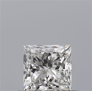 Picture of Natural Diamond 0.42 Carats, Princess with  Cut, F Color, VVS2 Clarity and Certified by GIA