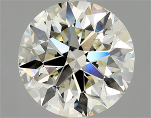 Foto Diamante Natural 3.01 quilates, Redondo , Color L, claridad SI1 y certificado HRD de