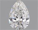 Natural Diamond 0.45 Carats, Pear with  Cut, E Color, VS2 Clarity and Certified by GIA