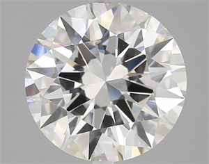 Picture of Natural Diamond 2.80 Carats, Round with Excellent Cut, H Color, VVS2 Clarity and Certified by GIA