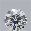 Diamante Natural 0.51 quilates, Redondo , Color D, claridad SI1 y certificado IGI