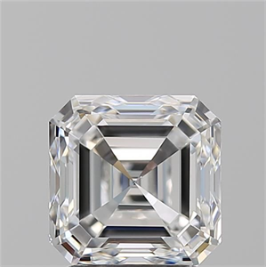 Foto Diamante Natural 2.20 quilates, Asscher , Color E, claridad VS1 y certificado GIA de