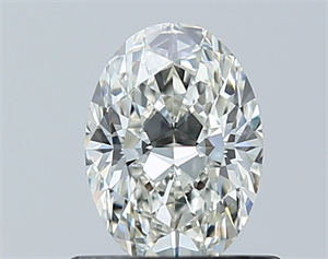 Picture of Natural Diamond 0.70 Carats, Oval with  Cut, H Color, VVS2 Clarity and Certified by GIA